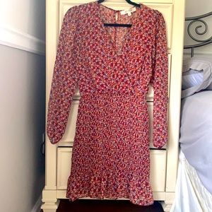 Floral Printed Flounce Dress